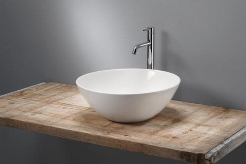 Blinq Ispra opzetwastafel kom 43cm, Huis en Inrichting, Badkamer | Badkamermeubels, Wastafelkast, Nieuw, Verzenden