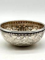 No reserve-Handgemaakte antieke Djokja zilveren Offerkom -, Antiek en Kunst, Antiek | Goud en Zilver