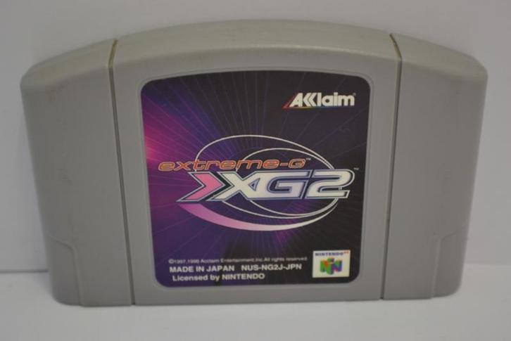 Extreme-G XG2 (N64 JPN), Spelcomputers en Games, Games | Nintendo 64, Zo goed als nieuw, Verzenden