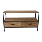 Tv meubel Charlie met 2 laden - 50x90x35 cm, Verzenden, Nieuw