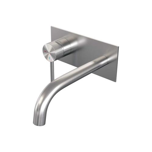 Inbouw Wastafelmengkraan Brauer Brushed Carving Coldstart, Doe-het-zelf en Verbouw, Sanitair, Kraan, Nieuw, Ophalen of Verzenden