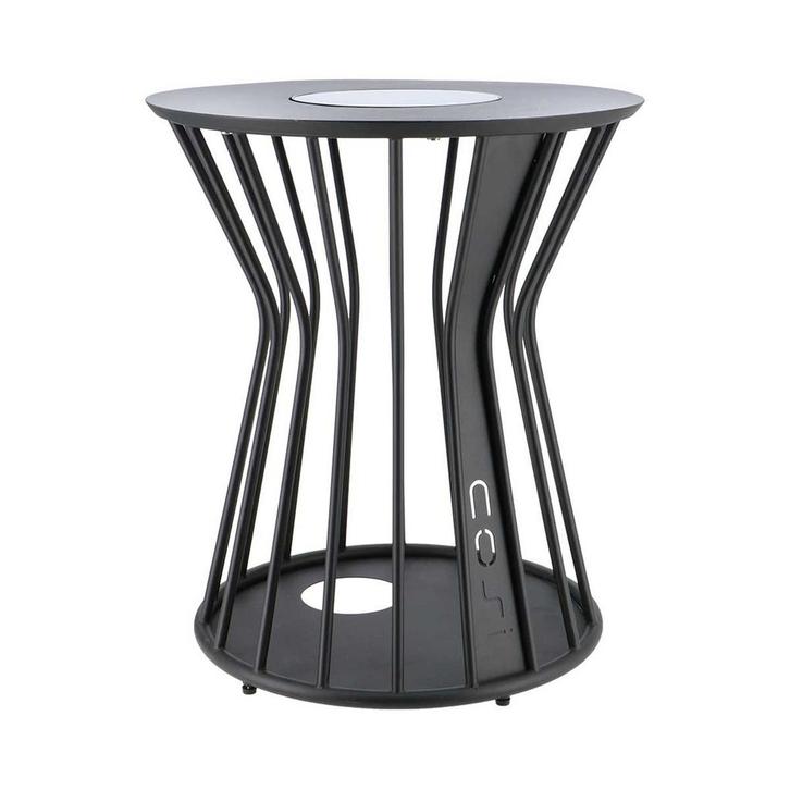Cosilumia loungetafel met verlichting Ø 52 x 60 cm - black, Tuin en Terras, Tuinsets en Loungesets, Verzenden