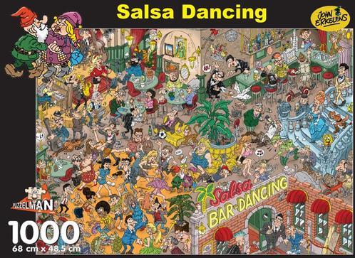 Salsa Dancing – John Erkelens (1000 stukjes) | Puzzelman -, Hobby en Vrije tijd, Denksport en Puzzels, Nieuw, Verzenden
