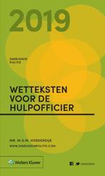 Zakboek Wetteksten voor de Hulpofficier 2019 9789013150612, Boeken, Verzenden, Gelezen, M.G.M. Hoekendijk
