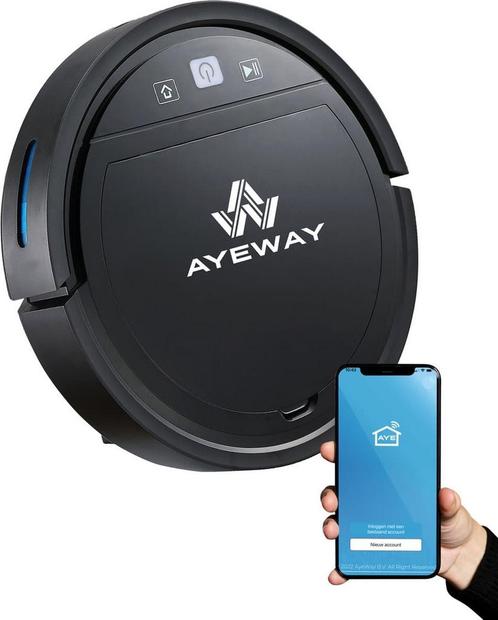 AyeWay 3 in 1 Robotstofzuiger - Dweil Robot - Stofzuiger, Witgoed en Apparatuur, Stofzuigers, Zo goed als nieuw, Ophalen of Verzenden