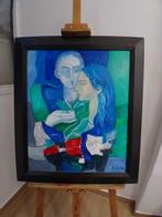 Jordi Rollán Lahoz (1940) - NO RESERVE - Figuras Picasianas, Antiek en Kunst, Kunst | Schilderijen | Klassiek