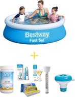 Bestway Zwembad  Fast Set  183 x 51 cm  Inclusief, Verzenden, 200 tot 300 cm, Opblaaszwembad, 80 tot 120 cm