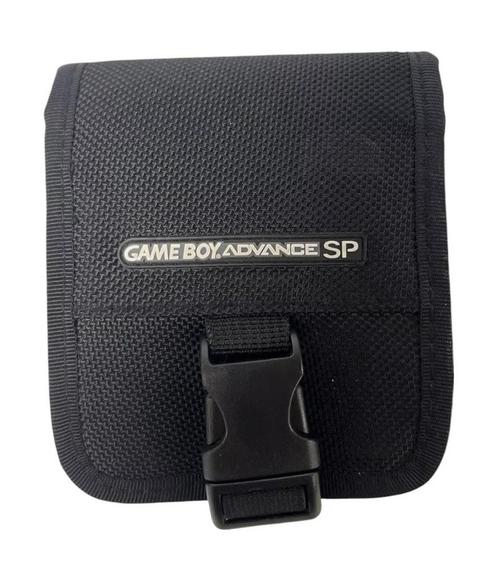 Nintendo Gameboy Advance SP Flip Case - Zwart, Spelcomputers en Games, Spelcomputers | Nintendo Consoles | Accessoires, Zo goed als nieuw