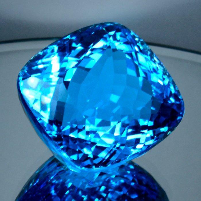 Blauw Topaas - 109.18 ct - International Gemological, Sieraden, Tassen en Uiterlijk, Edelstenen