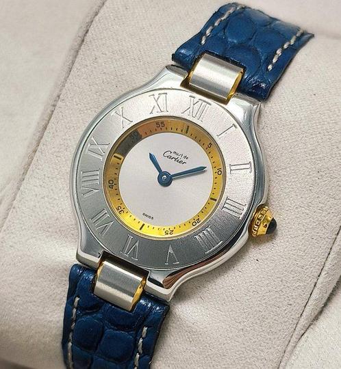 Cartier - Must de Cartier 21 - Zonder Minimumprijs - 1340 -, Sieraden, Tassen en Uiterlijk, Horloges | Heren