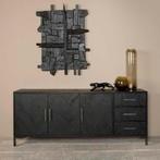 *WOONWINKEL* Tower Living Ziano Vissengraat Houten Dressoir, Huis en Inrichting, Kasten | Dressoirs, Verzenden, Nieuw