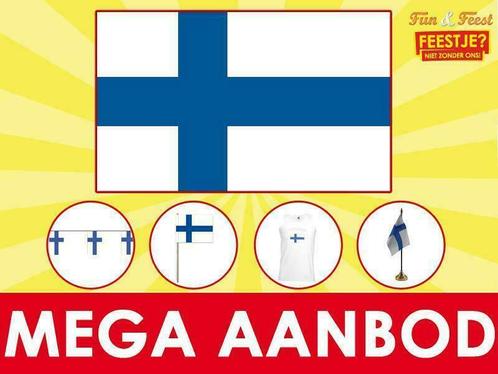 Finse vlaggen - Vlag Finland binnen 24 uur geleverd, Diversen, Vlaggen en Wimpels, Nieuw, Ophalen of Verzenden
