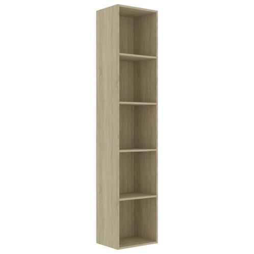 Boekenkast Sonoma Eiken 189cm - Retourdeal - 42% Korting!, Huis en Inrichting, Kasten | Boekenkasten, 25 tot 50 cm, Met plank(en)