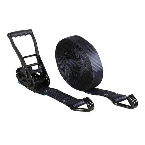 Spanband 50 mm 5 ton 9M - Zwarte band en hardware, Auto diversen, Aanhangwagen-onderdelen, Nieuw, Verzenden