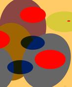 Circulaire Harmonie Fine Art Giclee print, Antiek en Kunst, Kunst | Litho's en Zeefdrukken, Ophalen of Verzenden