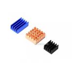 Kleurrijke Heatsink set voor Raspberry Pi 4B/3B+ - 3 stuks, Nieuw, Verzenden