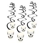 Halloween Hangdecoratie Doodshoofd 60cm 6st, Verzenden, Nieuw