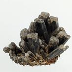 Zeldzaam ZWART SELENIET, PIJPGIPS Kristalen - Hoogte: 105 mm, Verzamelen