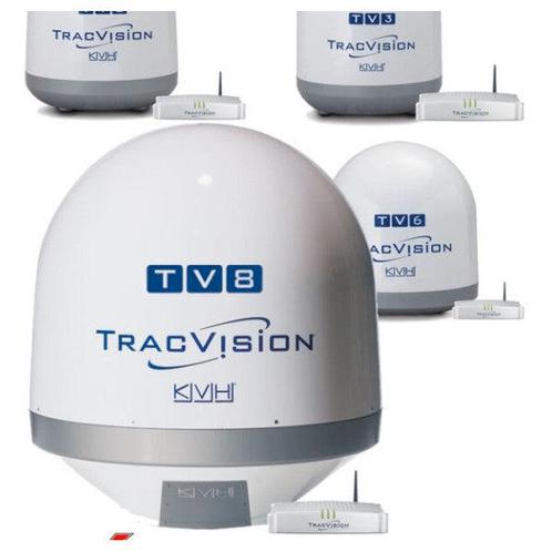Bieden: KVH TracVision TV8 81 cm satellite TV receiver with, Watersport en Boten, Navigatiemiddelen en Scheepselektronica, Kabel of Apparatuur