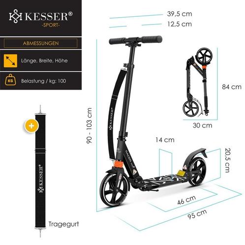 Stuntstep voor kinderen en volwassenen – max 100 kg –, Kinderen en Baby's, Speelgoed | Buiten | Voertuigen en Loopfietsen, Verzenden