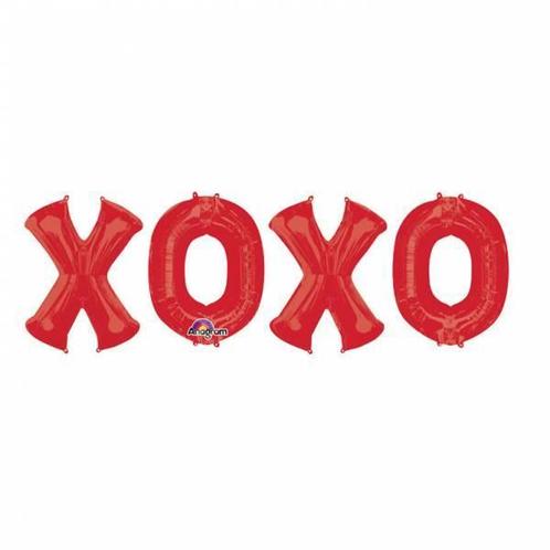 Helium Ballon xoxo Set 95cm leeg, Hobby en Vrije tijd, Feestartikelen, Nieuw, Verzenden