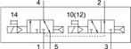 Festo 2x3/2 NO/NC Monostabiel Lucht Magneetventiel G1/4, Doe-het-zelf en Verbouw, Verzenden, Nieuw