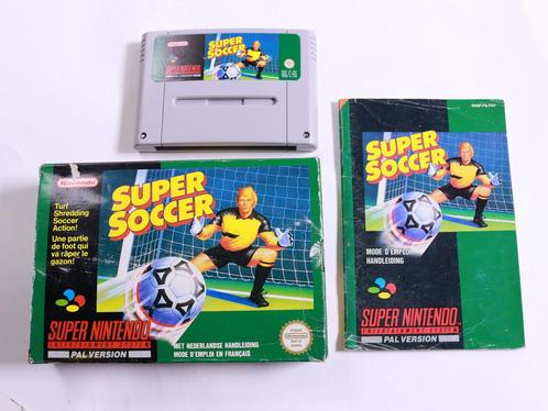 SNES - Super Soccer - Boxed CIB (C-Grading), Spelcomputers en Games, Games | Nintendo Super NES, Ophalen of Verzenden