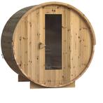 barrelsaunas, thermowood barrelsauna, saunabarrel buitensaun, Sport en Fitness, Nieuw, Complete sauna, Ophalen, Fins of Traditioneel