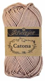 Scheepjes Catona 50 gram - 257 antique mauve - Katoen Gare, Hobby en Vrije tijd, Ophalen of Verzenden, Nieuw