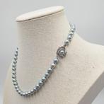 Zonder Minimumprijs - Halsketting Zilver - Akoya parel 7mm, Sieraden, Tassen en Uiterlijk, Kettingen, Nieuw