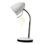 LED Bureau/Tafellamp met standaard | Wit, Huis en Inrichting, Lampen | Tafellampen, Nieuw, Ophalen of Verzenden, Metaal