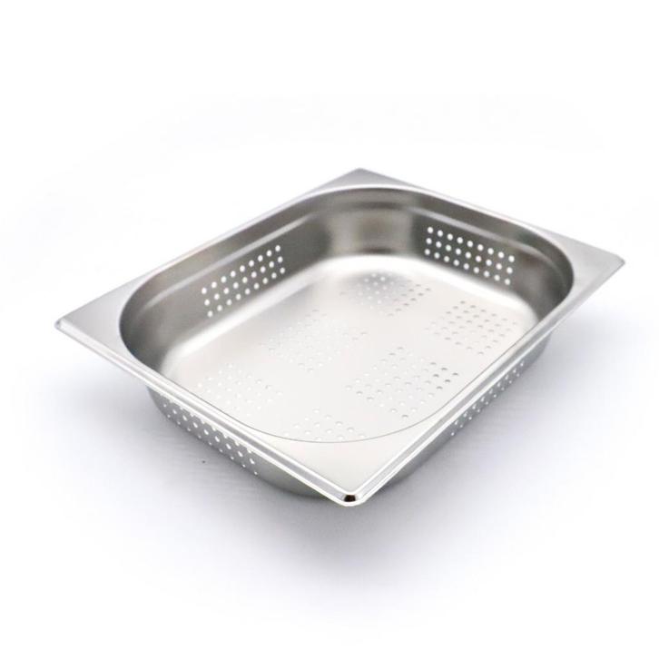 Gastronorm Bak - 1/2 GN - 6,5 cm Diep - RVS - Geperforeerd, Zakelijke goederen, Horeca | Keukenapparatuur, Nieuw in verpakking