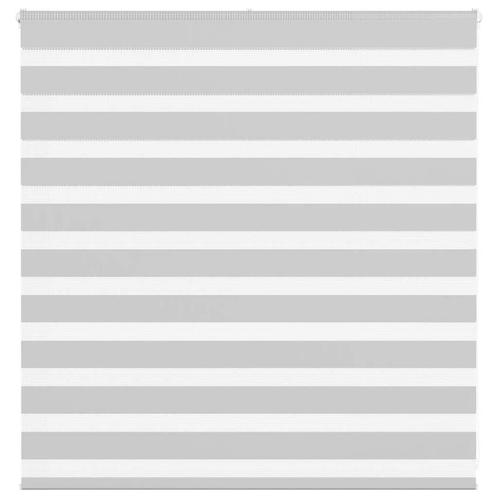 vidaXL Zebra rolgordijn 145x100 cm stofbreedte 140,9 cm, Huis en Inrichting, Stoffering | Gordijnen en Lamellen, Grijs, Nieuw