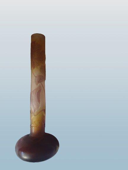 Emile Gallé - Vaas - Glas, Antiek en Kunst, Antiek | Glas en Kristal