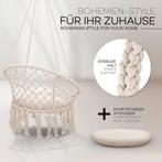 Tillvex- hangstoel -creme-hangende schommel - hangmat, Tuin en Terras, Tuinmeubel-accessoires, Verzenden, Nieuw