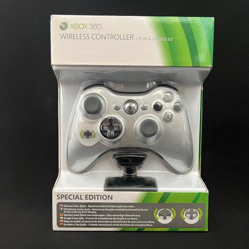 Microsoft Xbox 360 Controller + Play & Charge Kit - Zilver L, Spelcomputers en Games, Spelcomputers | Xbox 360, Nieuw, Verzenden