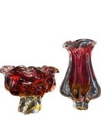 Chibská Glassworks - Josef Hospodka - sculptuur, Set of 2, Antiek en Kunst, Antiek | Glas en Kristal