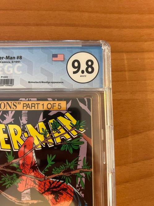 Spider-Man (Vol. 1) #8 - EGC 9.8 - Perceptions, part 1 - 1, Boeken, Strips | Comics