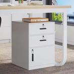 Afsluitbaar Houten Ladeblok – Dossierkast op Wielen, Verzenden, Nieuw in verpakking