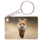 Sleutelhanger 6x4cm - Vos op Pad NIEUW, Ophalen of Verzenden, Nieuw