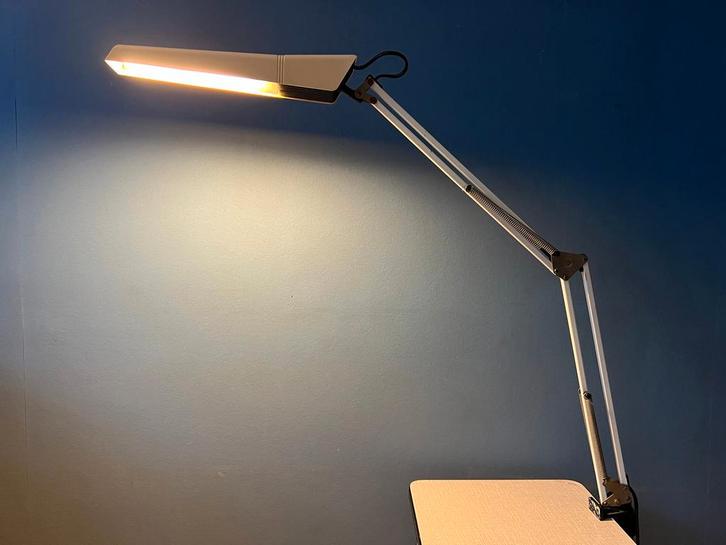 Vintage Office Table Lamp with Clamp Mechanism, Huis en Inrichting, Lampen | Tafellampen, Ophalen of Verzenden