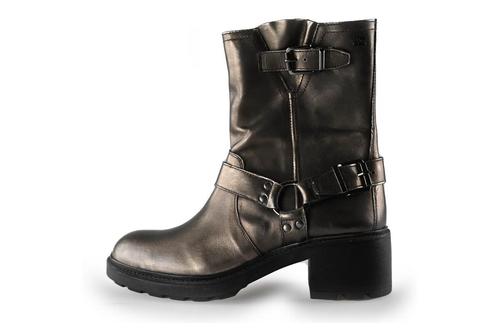 Lazamani Enkellaarzen in maat 41 Brons | 10% extra korting, Kleding | Dames, Schoenen, Overige kleuren, Zo goed als nieuw, Lage of Enkellaarzen