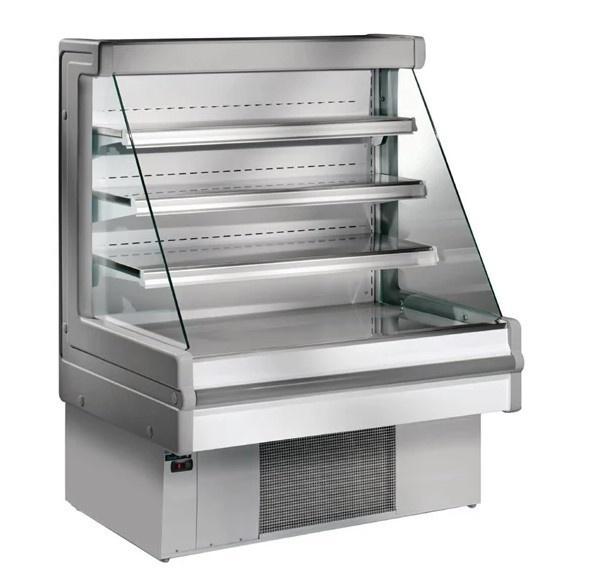 Mandy Multideck Display 100cm – Grijs, LED, Laagprofiel, Zakelijke goederen, Horeca | Keukenapparatuur, Verzenden