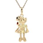 Gouden vintage Minnie Mouse hanger 14 krt, Ophalen of Verzenden, Nieuw