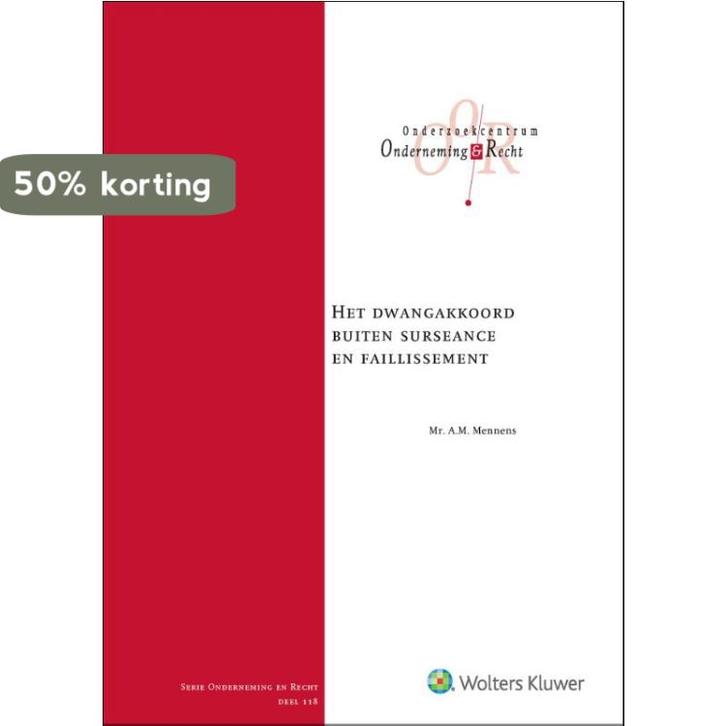 Het dwangakkoord buiten surseance en faillissement, Boeken, Wetenschap, Gelezen, Verzenden