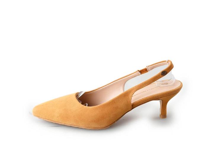 Fred de La Bretoniere Slingbacks in maat 37 Bruin | 10%, Kleding | Dames, Schoenen, Bruin, Zo goed als nieuw, Verzenden
