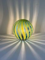 MIMU interior - Tafellamp - Murano Trasparenze blauw/geel -