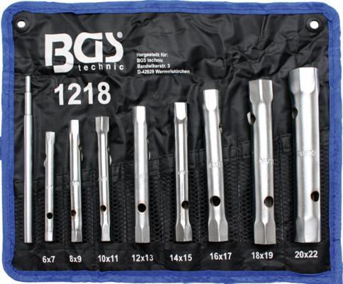 BGS technic Bougie Sleutel Set | 6 x 7 - 20 x 22 mm | 9-d..., Auto-onderdelen, Klein materiaal, Nieuw, Ophalen of Verzenden