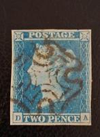Groot-Brittannië 1841 - Queen Victoria. 2d blauw. Maltes. 4, Gestempeld