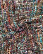 Luxe Katoen/Viscose Handgeweven Grof Multicolor, Nieuw, Overige kleuren